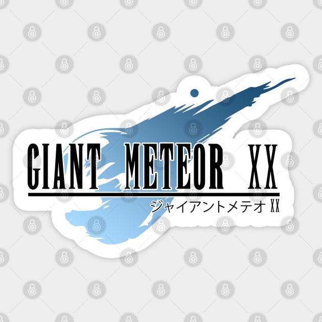 Giant Meteor 2020 Sticker by GodsBurden